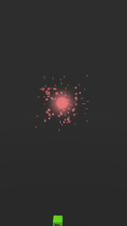screenshot of a singel firework