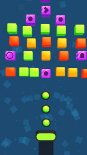 screenshot of block breaker