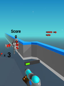 screenshot of Blaster half demo